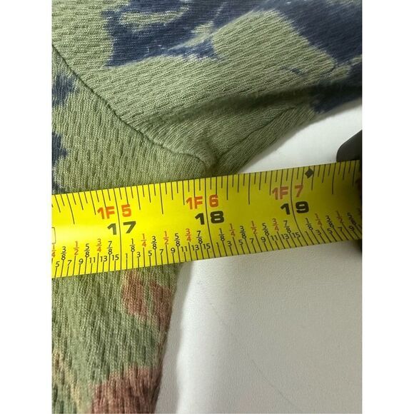 Apple Green Los Angeles Tie Dye Hooded Jacket Full Zip Cotton Size M See Notes - Picture 7 of 11